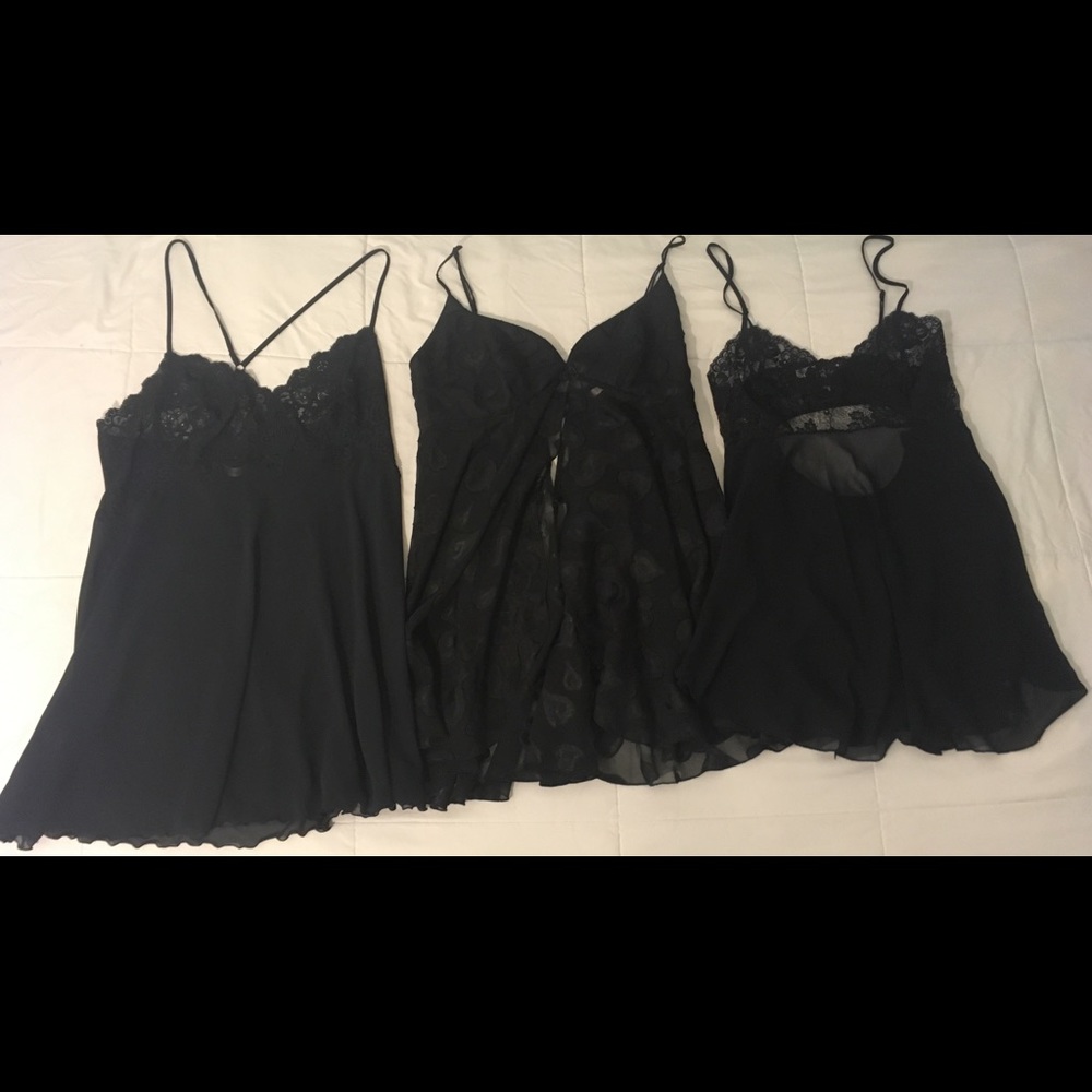 Set of Three Victoria secret slips